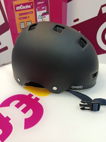 9-9-80652-5-Casco Ciclismo Oxelo Mf500 Negro 59-62cm