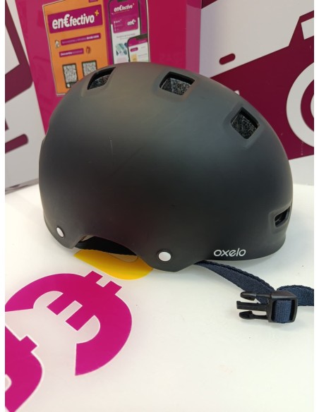 9-9-80652-5-Casco Ciclismo Oxelo Mf500 Negro 59-62cm