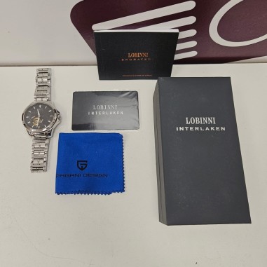 8-8-81845-7-Reloj Pulsera Caballero Automatico Lobini 5008m