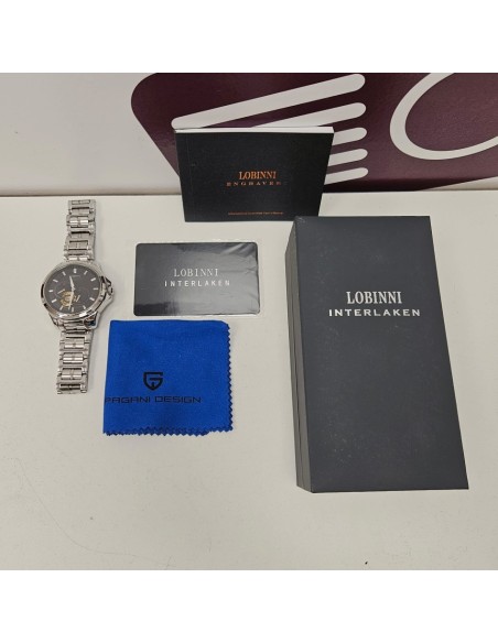 8-8-81845-7-Reloj Pulsera Caballero Automatico Lobini 5008m