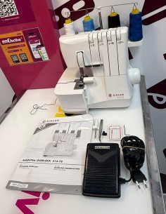 9-9-80572-5-Maquina Coser Remalladora Singer Overlock S14-78