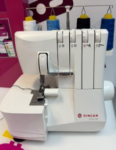 9-9-80572-5-Maquina Coser Remalladora Singer Overlock S14-78 2
