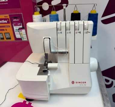 9-9-80572-6-Maquina Coser Remalladora Singer Overlock S14-78