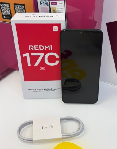 9-9-80682-4-Smartphone redmi 17c 5g 4gb 128gb negro (sin uso)