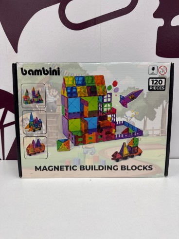 8-8-82124-1-Juguetes Bambini magnetic 120piezas (Nuevo)