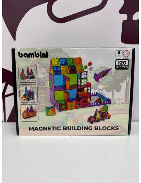 8-8-82124-1-Juguetes Bambini magnetic 120piezas (Nuevo)