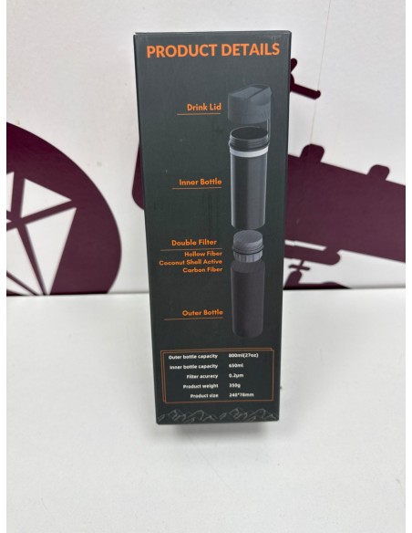 8-8-82119-1-Hogar Y Complementos Botella Filtrado Outodoor 650ml (Nuevo)