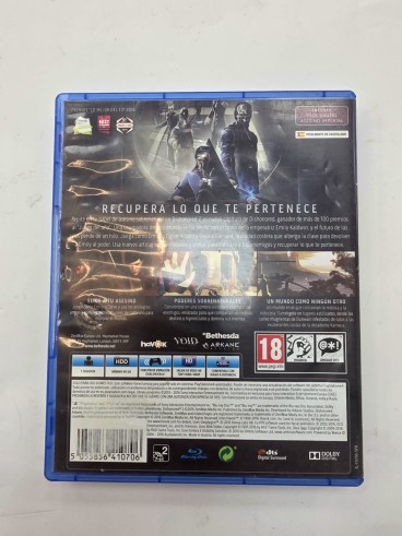 1-1-280255-2-Videojuego PS4 Dishonored 2 