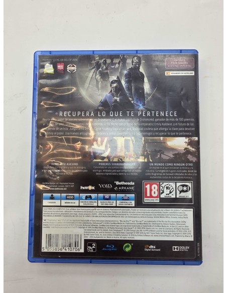 1-1-280255-2-Videojuego PS4 Dishonored 2 