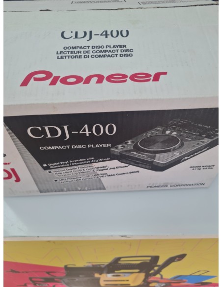 1-1-280333-4-Giradiscos Pioneer CDJ-400 Reproductor 