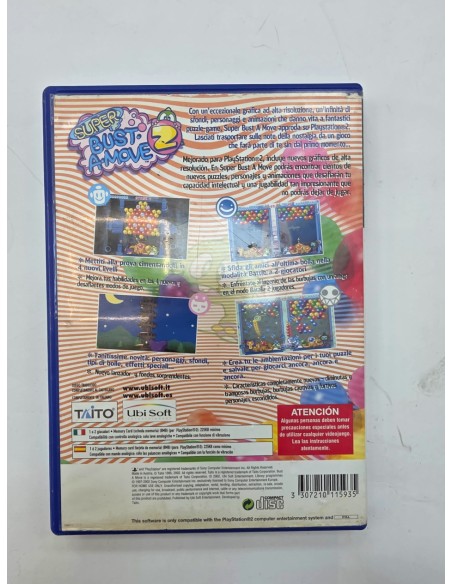 1-1-277946-2-Videojuego PS2 Super Bust A Move 2 
