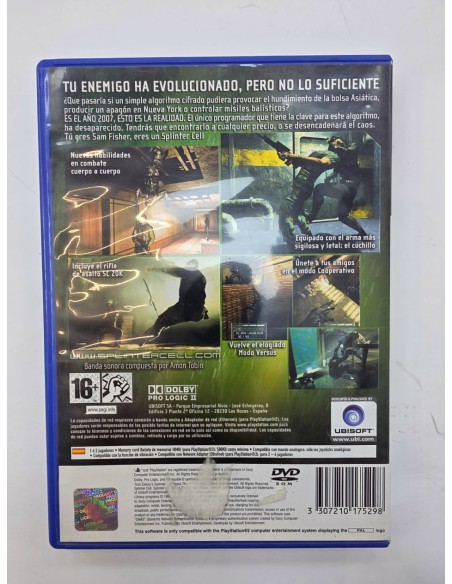 1-1-277945-2-Videojuego PS2 Splinter Cell Chaos Theory