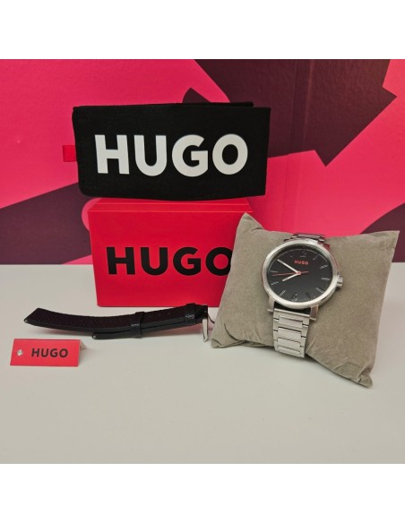8-8-82144-1-Reloj pulsera unisex Hugo Rase 1530124 (Nuevo)