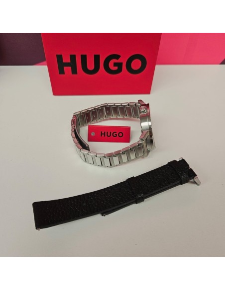 8-8-82144-6-Reloj pulsera unisex Hugo Rase 1530124 (Nuevo)
