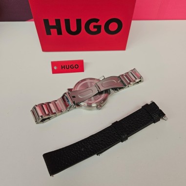 8-8-82144-8-Reloj pulsera unisex Hugo Rase 1530124 (Nuevo)