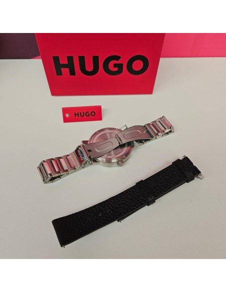 8-8-82144-8-Reloj pulsera unisex Hugo Rase 1530124 (Nuevo)