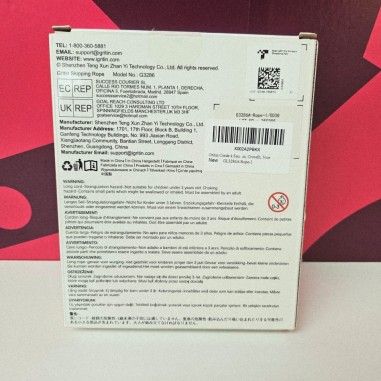 8-8-82304-2-Deportes Cuerda de saltar Gritin G3286 2.3M (NUEVA)