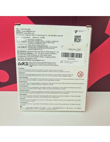 8-8-82304-2-Deportes Cuerda de saltar Gritin G3286 2.3M (NUEVA)