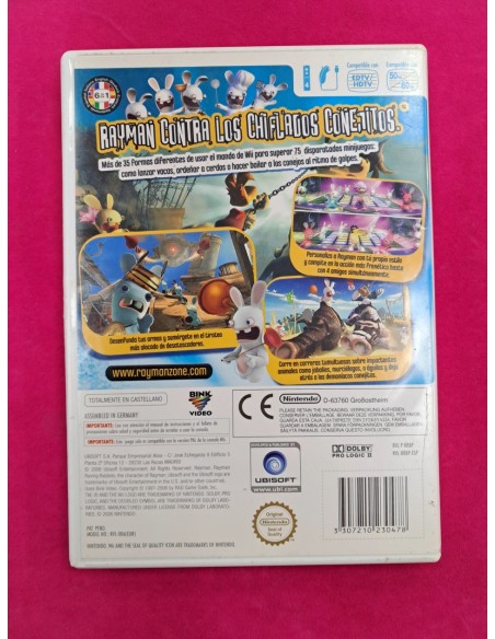 6-6-172621-3-Videojuego Wii Rayman Raving Rabbids