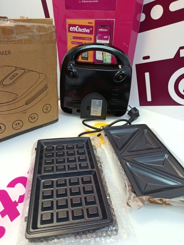 9-9-80792-9-Gofrera Sandwichera Gotoll 3 En 1 Hs-300n (sin Uso )