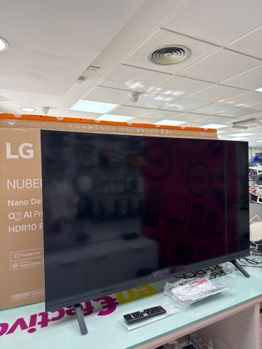 8-8-82439-2-Televisor LED LG 4K Nano UHD AI 50NU8E0B3LA (sin Uso)