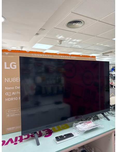 8-8-82439-2-Televisor LED LG 4K Nano UHD AI 50NU8E0B3LA (sin Uso)