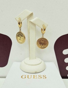 8-8-82287-1-Pendientes GUESS moneda Marilyn Monroe