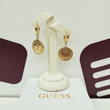 8-8-82287-1-Pendientes GUESS moneda Marilyn Monroe