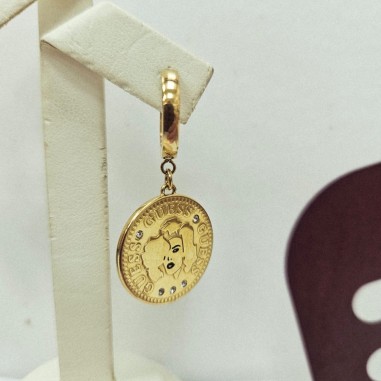 8-8-82287-2-Pendientes GUESS moneda Marilyn Monroe