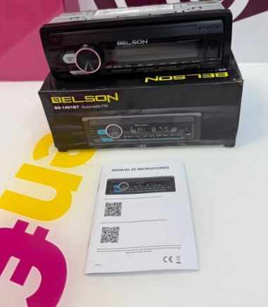 9-9-80781-4-Radio Portátil Radio Coche Belson Bs-1401bt 