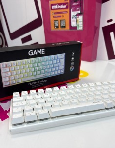 9-9-80849-1-Teclado Alfanumérico Game Gmkh-60 White 