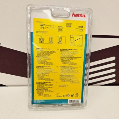 8-8-82222-3-Automóvil Adaptador Set CD MD MP3 Hama (NUEVO)