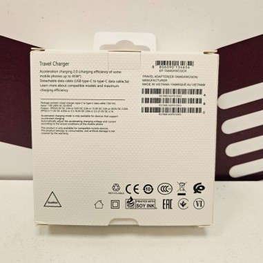 8-8-82237-2-Cargador Travel adapter super fast charging 2.0 (45w) Tipo C (Sin Uso)
