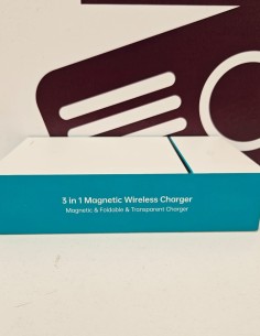 8-8-82231-1-Cargador 3 en 1 Magnetic wireless charger T618-F 15w (sin uso)