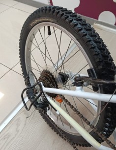 9-9-80851-1-Bicicleta Nino Rockrider St 120 Jr 20 Blanca 