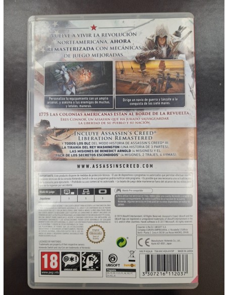 6-6-172799-2-Videojuego Nintendo Switch Assasins Creed 3 remastered