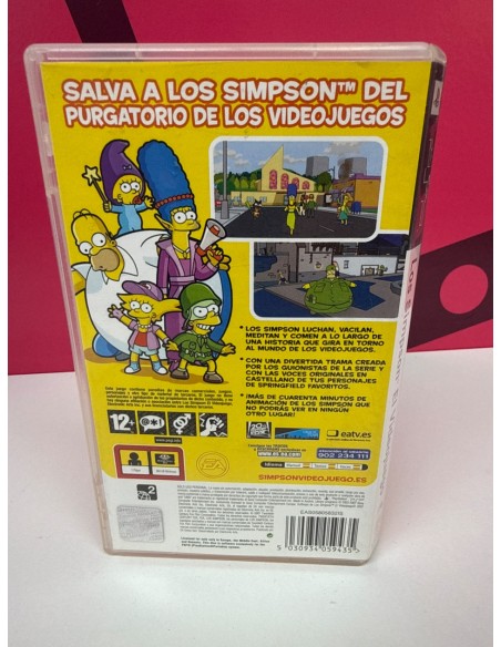 8-8-78551-3-Videojuego PSP Los Simpson