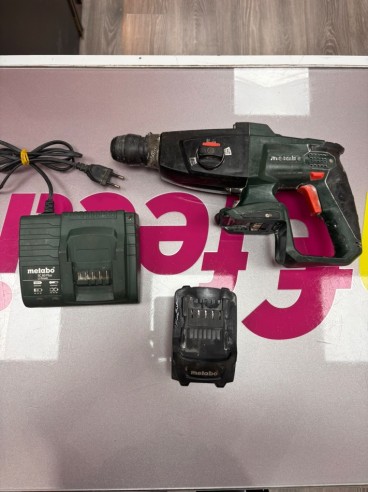 7-7-88817-2-Taladro A Bateria Metabo Hammer 5.2ah 18v KHA 18LTX