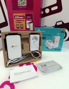 9-9-81008-1-Router DSL Powerline Wi-fi Extender Tl-wpa7617 Kit 