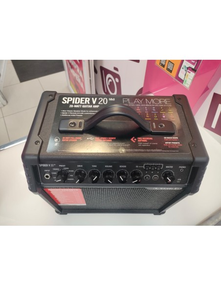9-9-81173-4-Amplificador Guitarra line 6 spider v 20 mkII