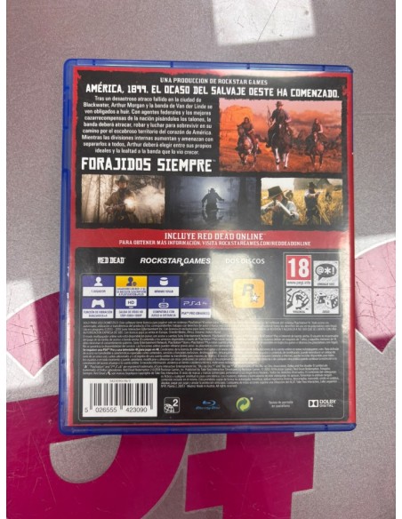 7-7-92234-2-Videojuego PS4 RED DEAD REDEMPTION II