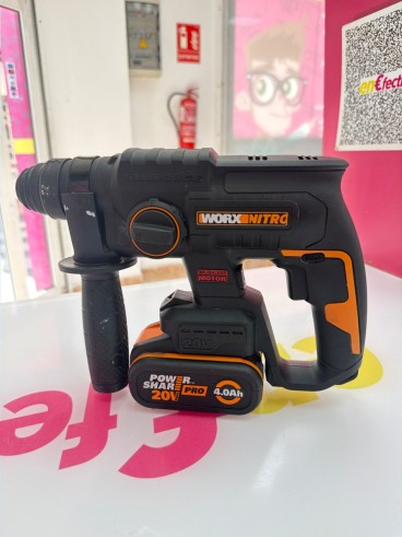 1-1-279116-2-Kit Herramientas A Bateria Worx Martillo WX381 Y Atornillador WX352 2 Baterias