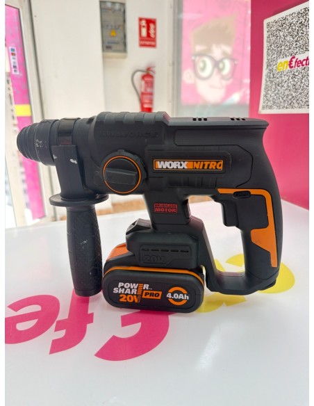1-1-279116-2-Kit Herramientas A Bateria Worx Martillo WX381 Y Atornillador WX352 2 Baterias