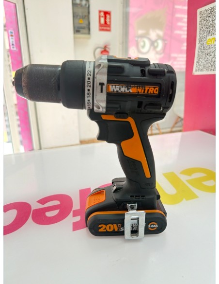 1-1-279116-3-Kit Herramientas A Bateria Worx Martillo WX381 Y Atornillador WX352 2 Baterias