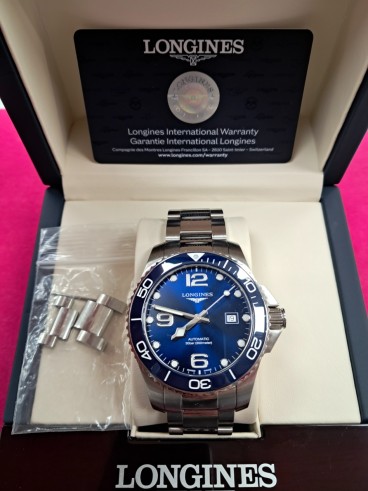 6-6-172842-2-Reloj Alta Gama Caballero Longines Hidroconquest Aut. 43mm