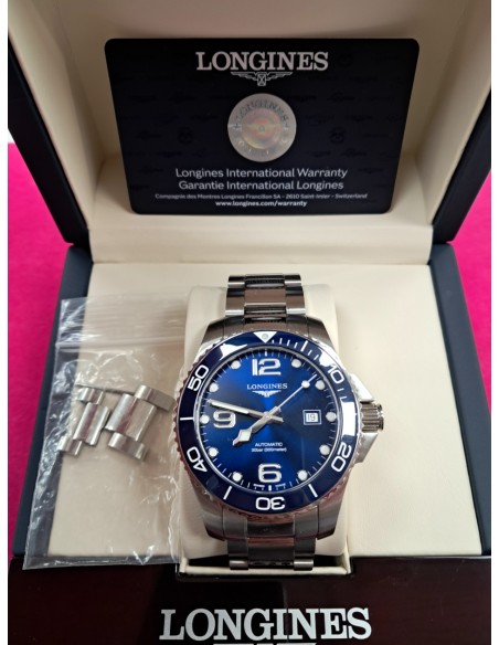 6-6-172842-2-Reloj Alta Gama Caballero Longines Hidroconquest Aut. 43mm
