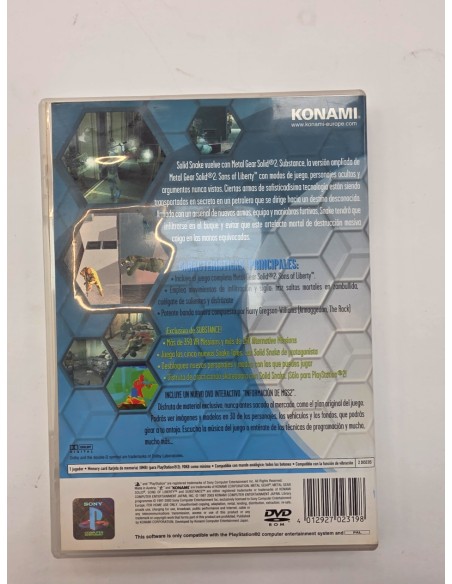 1-1-280924-2-Videojuego PS2 Metal Gear Solid 2