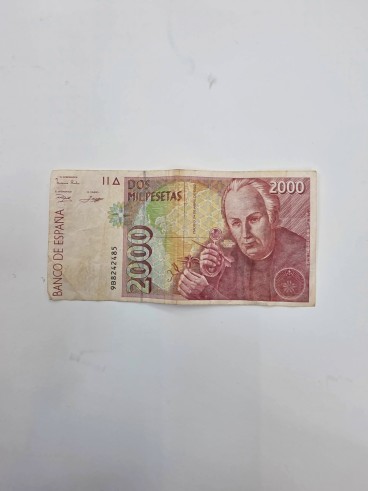 1-1-281098-1-CD, Vinilos Y Casetes Billete 2000 Ptas