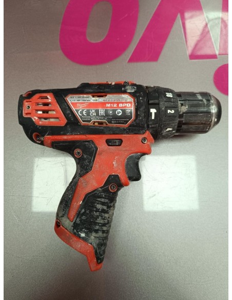 7-7-91028-3-Taladro A Bateria Milwaukee M12 Bpd-202c
