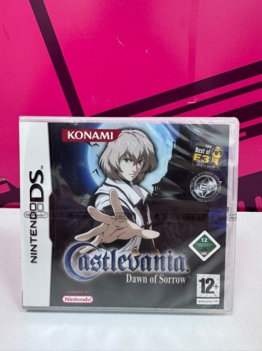 7-7-92284-1-Videojuego Nintendo DS Castlevania Dawn Of Sorrow Precintado